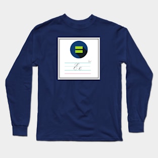 Equal Queer Alphabet Cards Long Sleeve T-Shirt